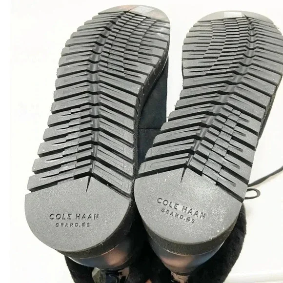 NWT Cole Haan Zerogrand Explore Shearling Waterproof Upstate Hiker Boot size 9.5 - Picture 11 of 13